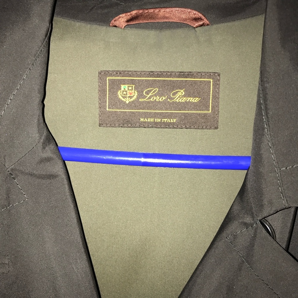 Loro Piana Black Trench Coat Premium Quality